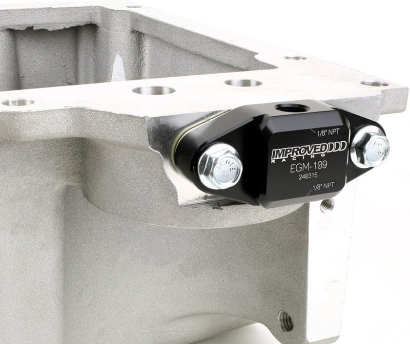 Improved Racing Gen III & IV LS Engine Oil Cooler Bypass Cover (2x 1/8" NPT Ports)… - Image 2